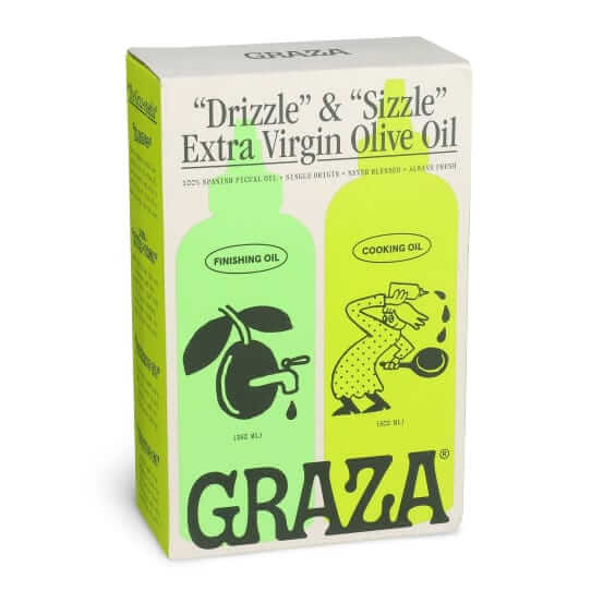 Graza Dizzle & Sizzle olive oil set