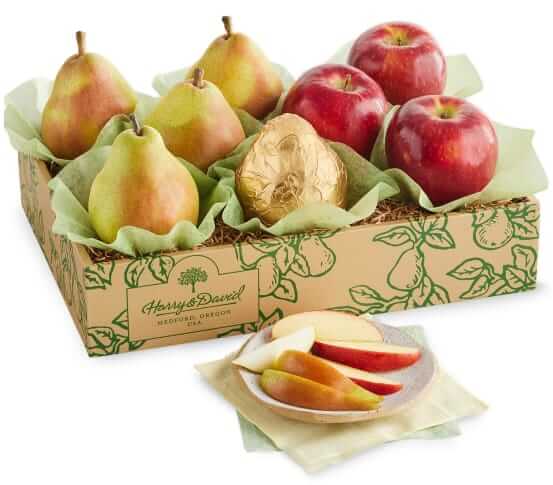 Harry & David Pears and apples gift set