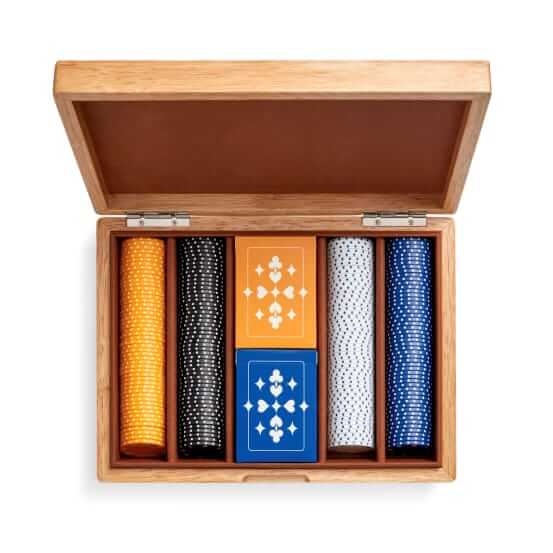 Shinola Lacquered wood poker set