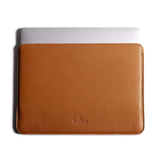 Harber London Leather Macbook sleeve
