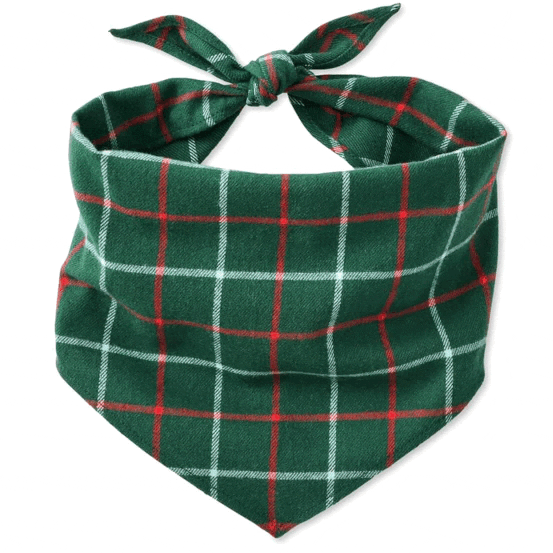 Hanna Anderson Flannel dog bandana