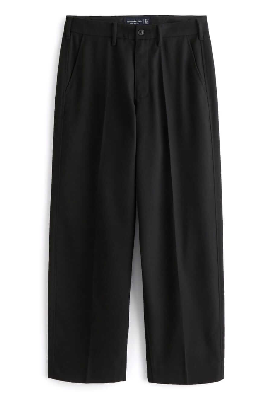 abercrombie & fitch brushed baggy trouser