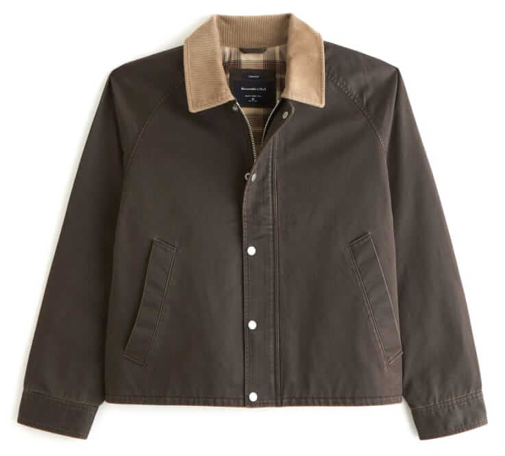 abercrombie and fitch lightweight barn jacket