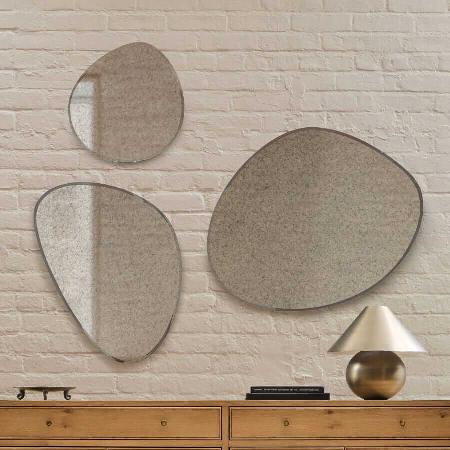 West Elm Fenny antiqued mirror