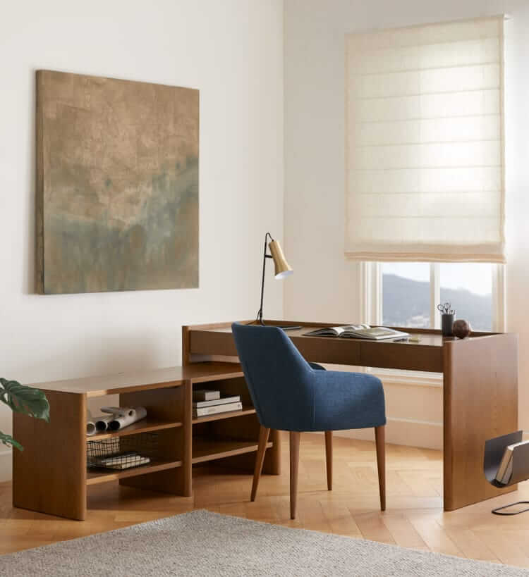 article l-shape desk set