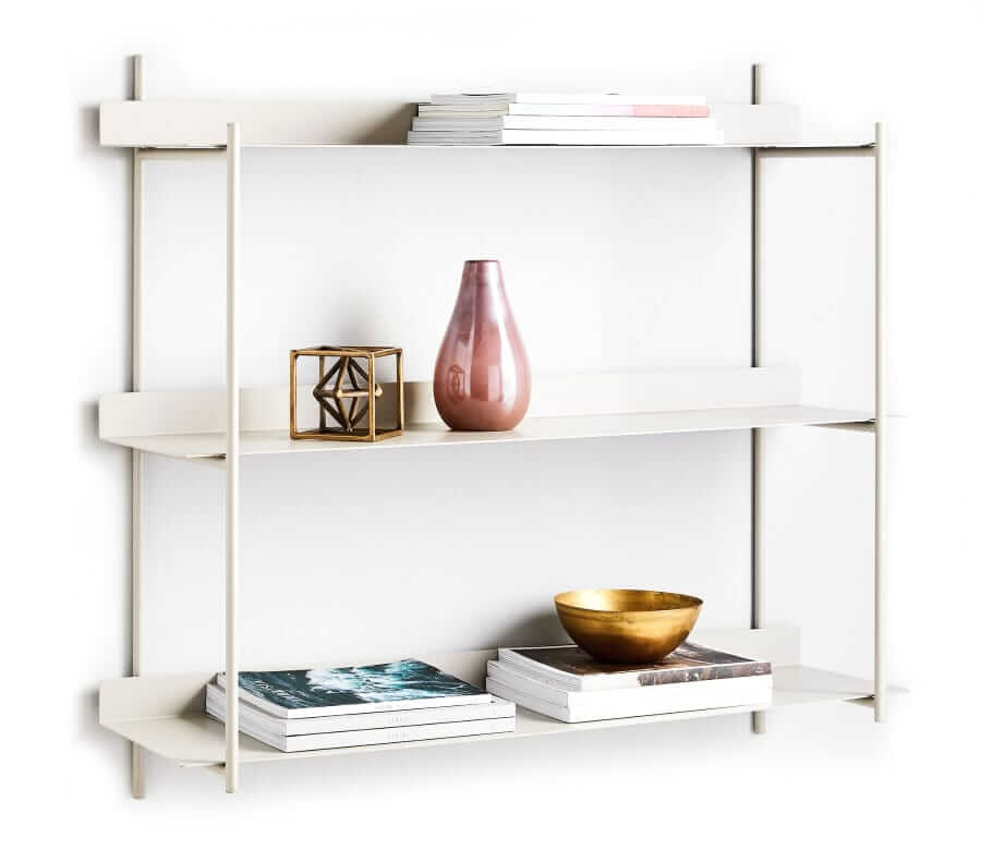 West Elm Floating metal shelf