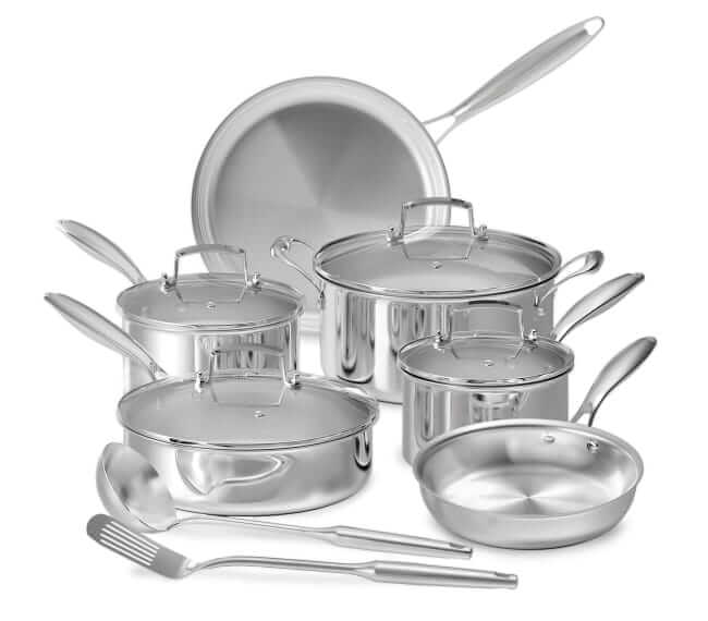 skonyon stainless steel cookware set