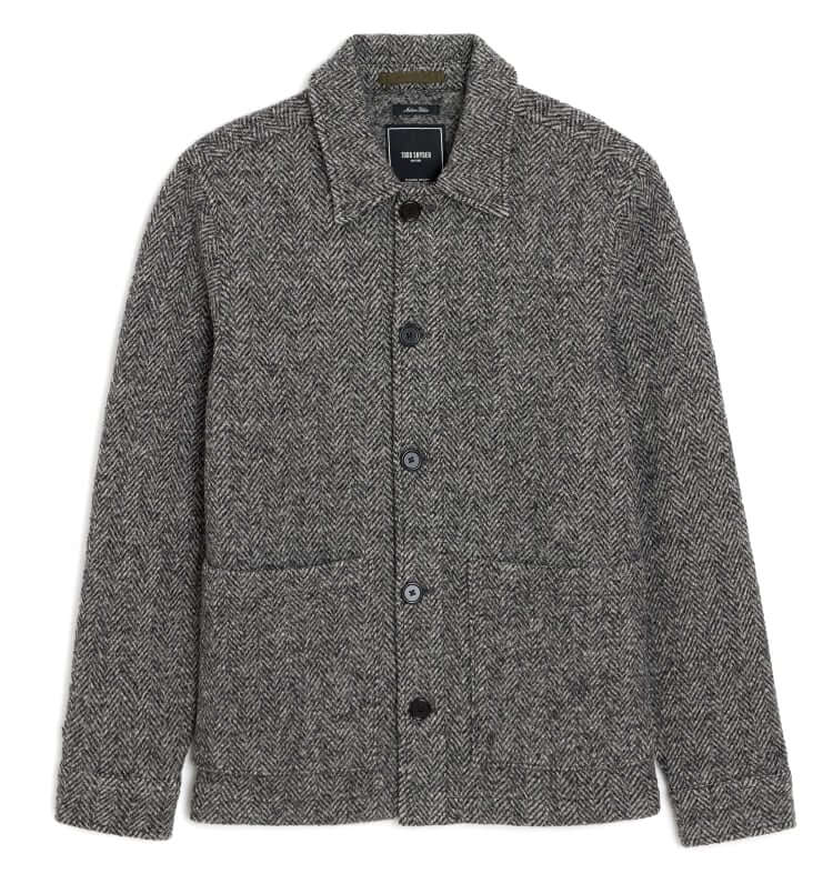 todd snyder boiled wool chore coat