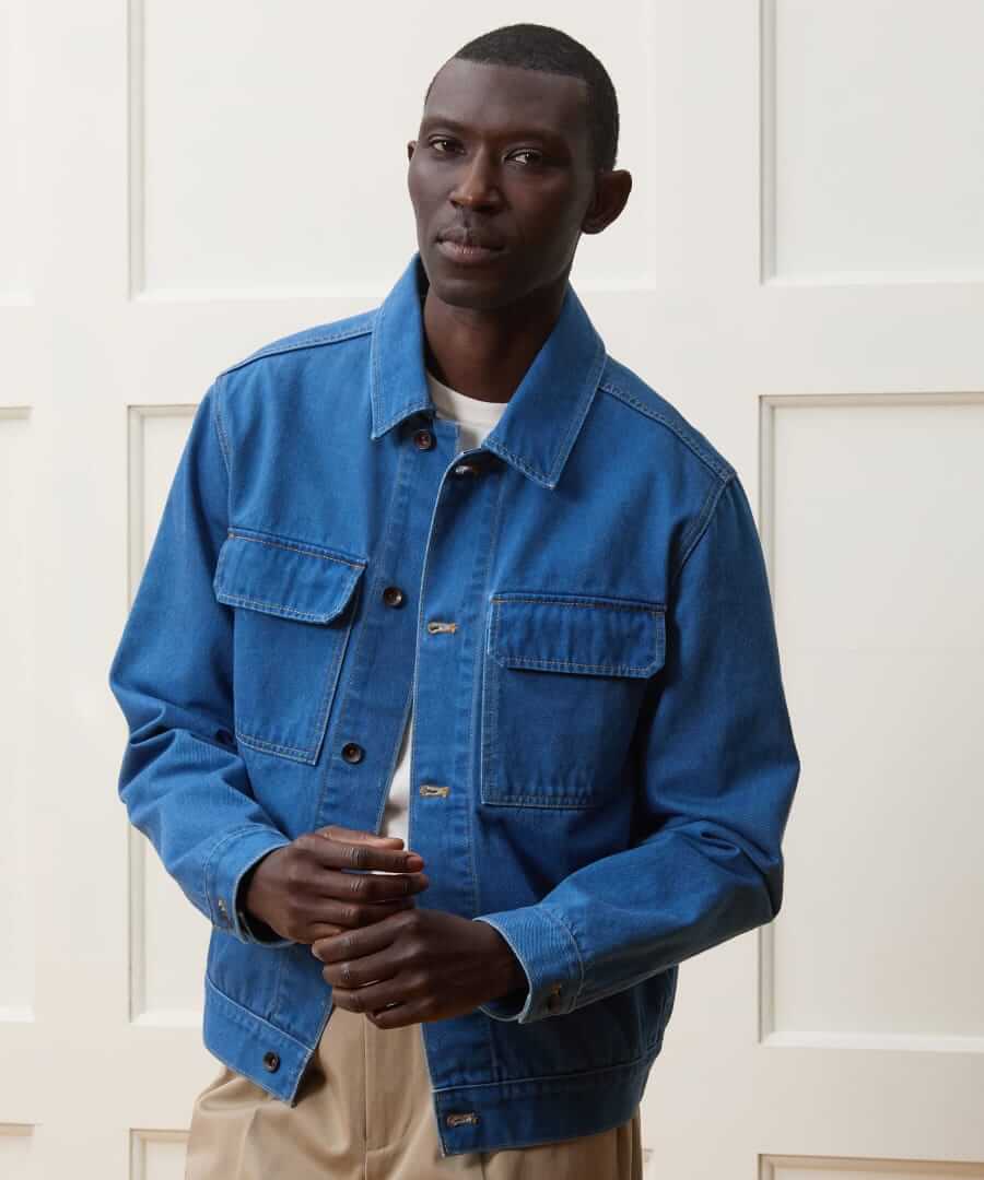 todd snyder denim worker jacket