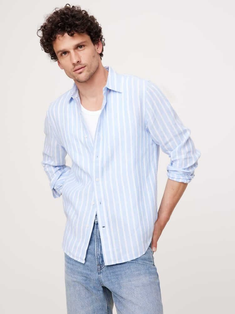 banana republic linen-cotton shirt