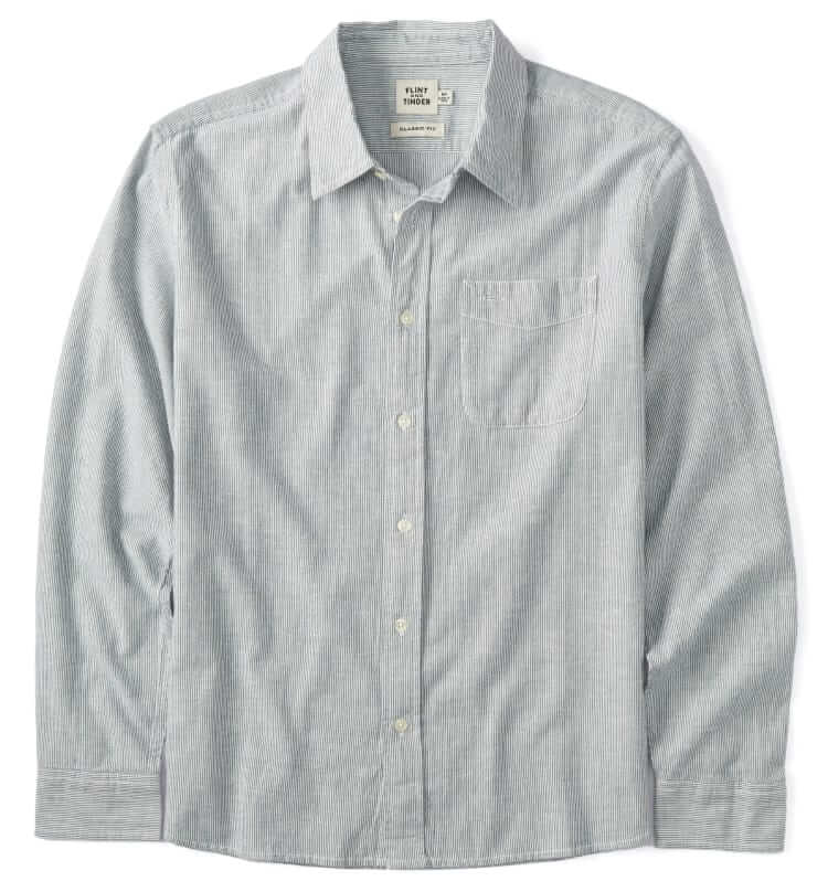 flint and tinder hemp-cotton shirt