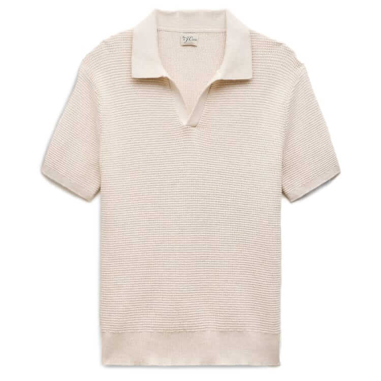 J.Crew Waffle-knit polo
