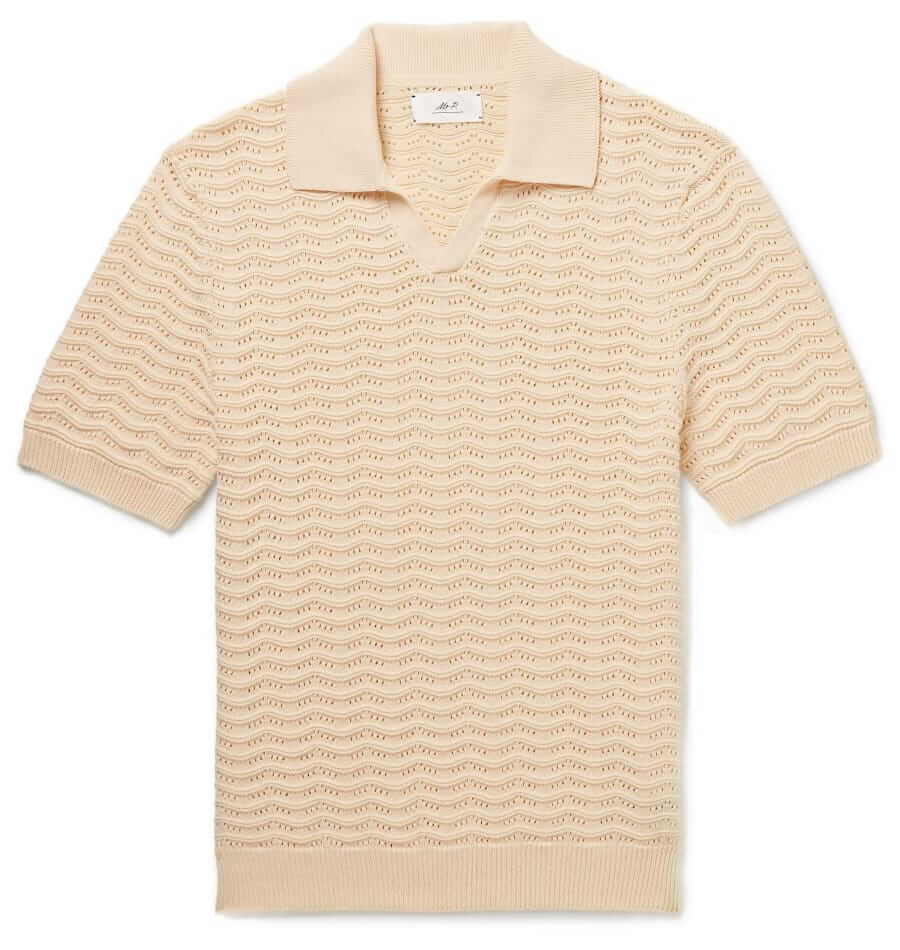 Mr P. Cotton crochet polo