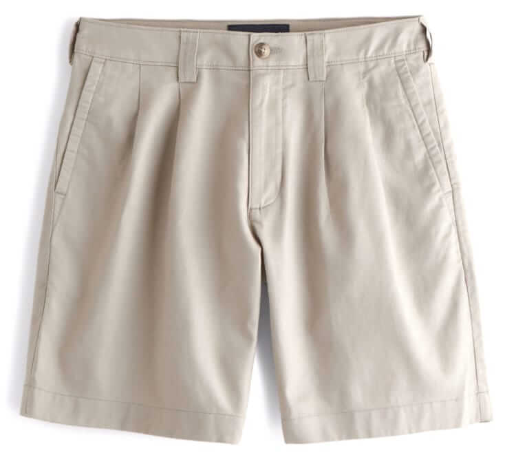 abercrombie & fitch baggy pleated short
