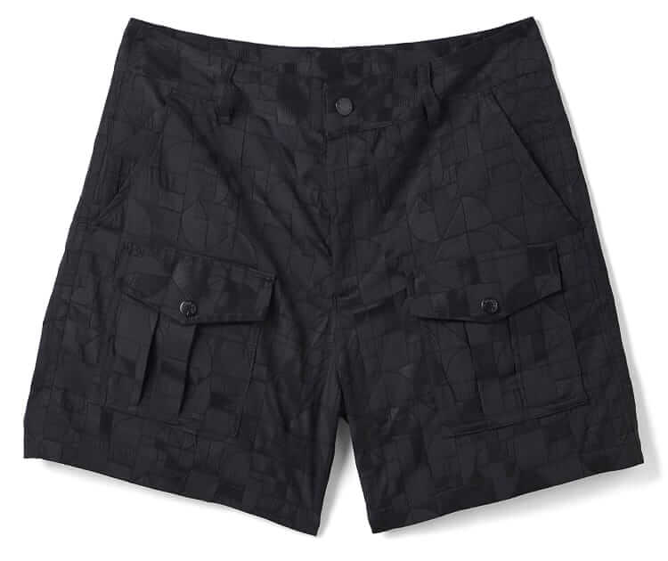 fried rice checkerboard cargo short