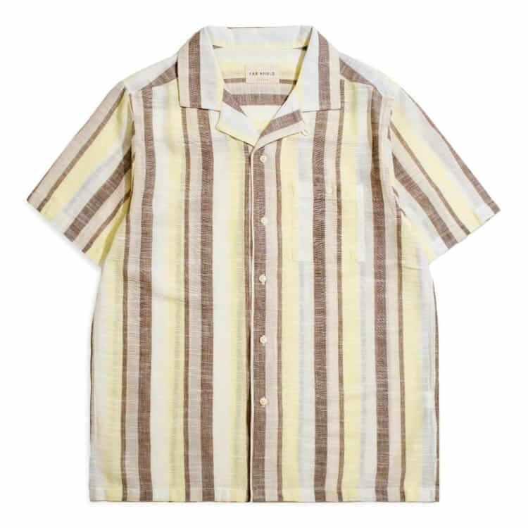 far afield selleck slub cotton shirt