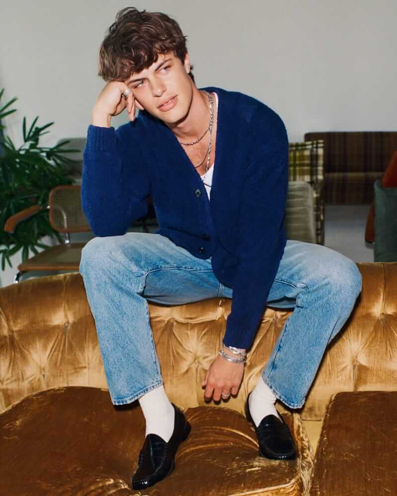 abercrombie and fitch boucle cardigan