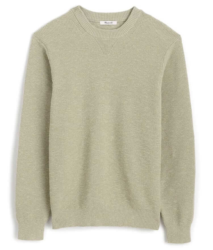 madewell waffle-knit sweater