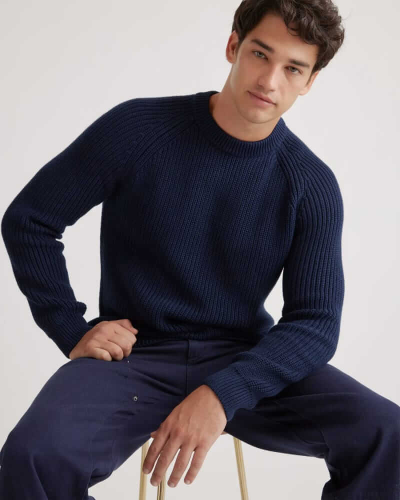Quince Fisherman crew sweater