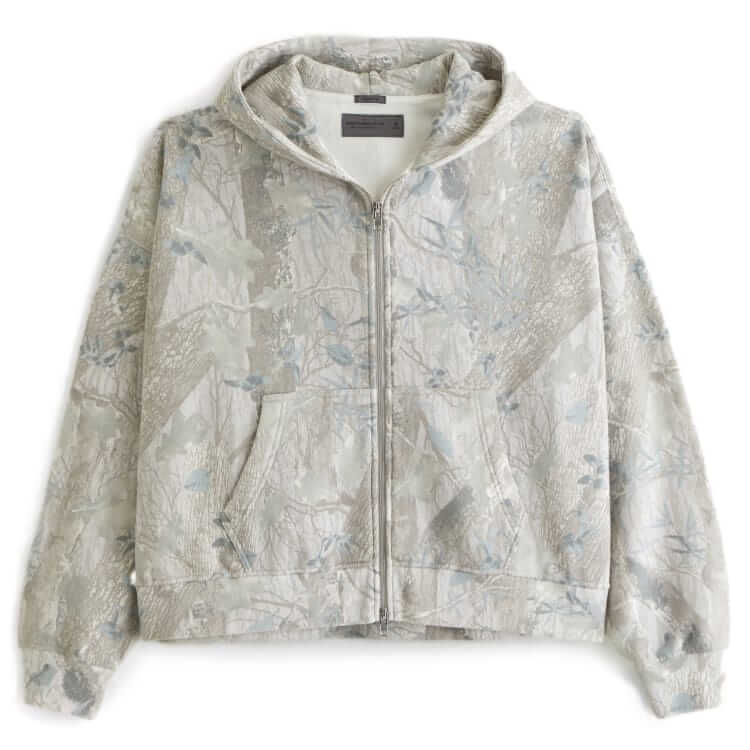 abercrombie & fitch cropped zip hoodie