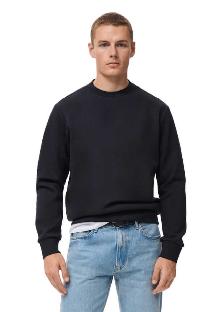 mango relaxed cotton sweatshirt