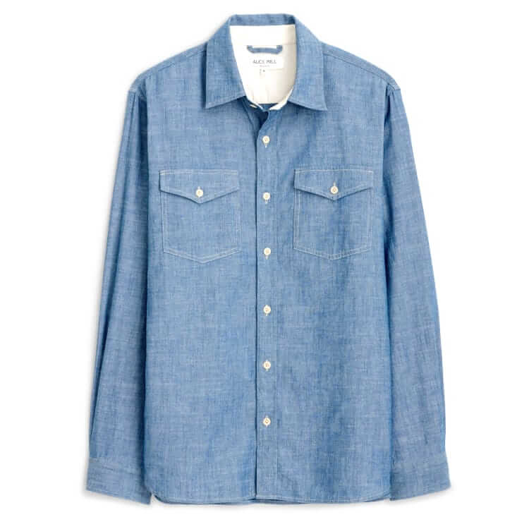 alex mill chambray shirt
