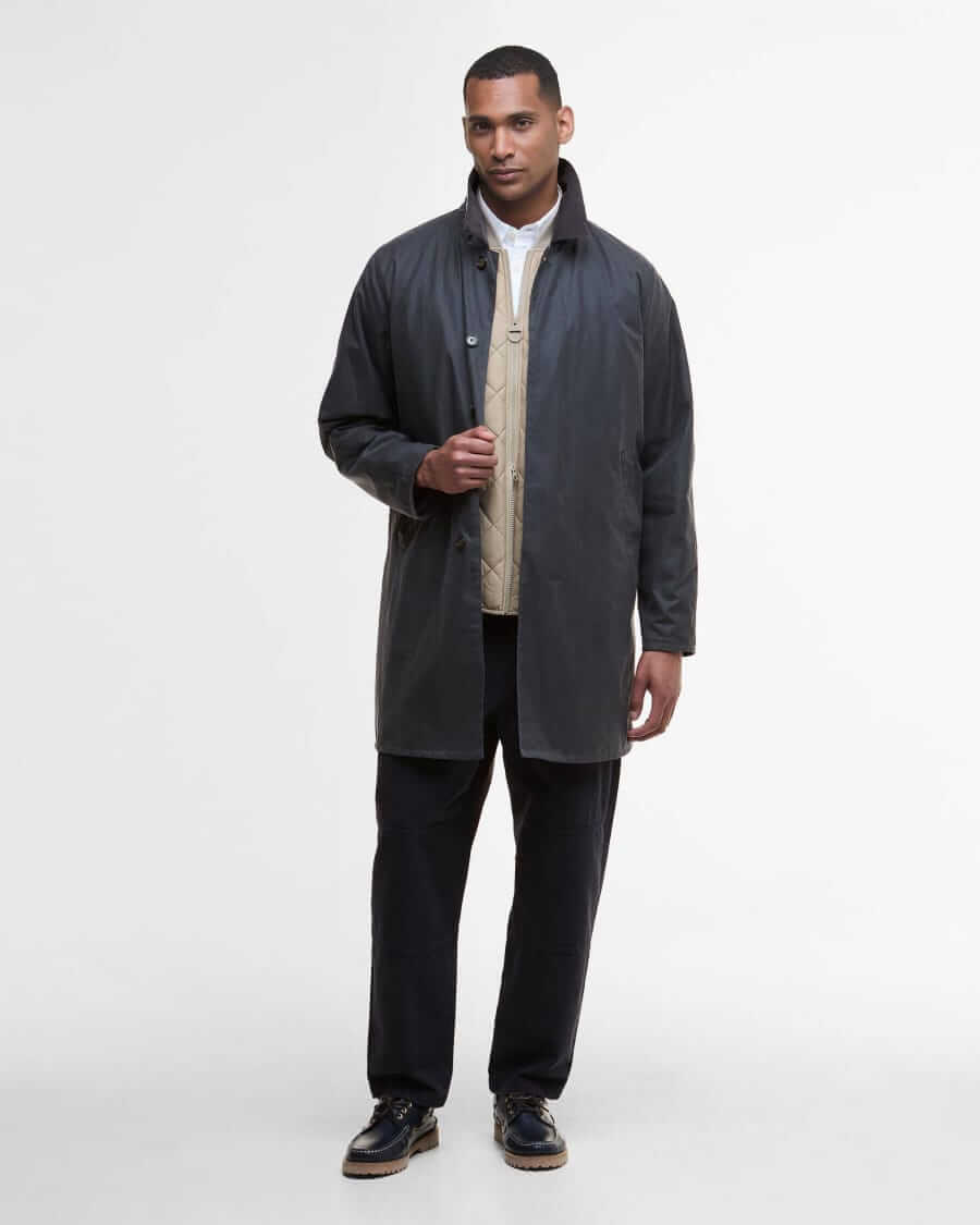 barbour lorden waxed mac