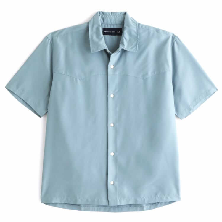 Abercrombie & Fitch Cupro short-sleeve shirt