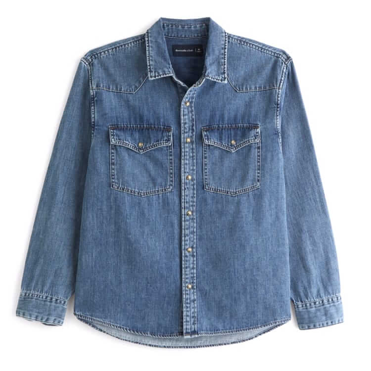 Abercrombie & Fitch Western denim shirt