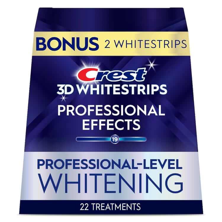 crest 3d professional effects whitestrips