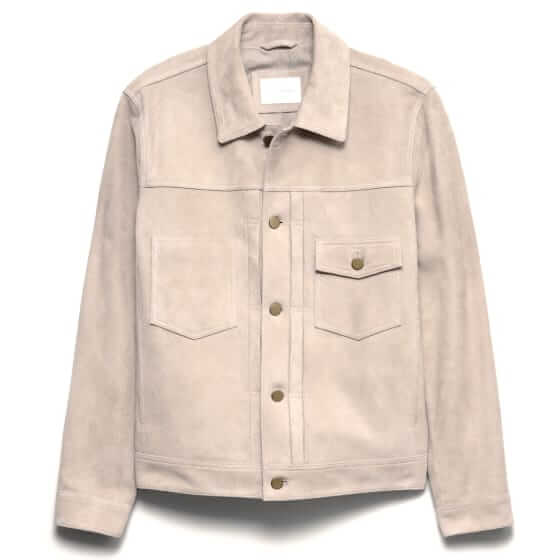Banana Republic Suede trucker jacket