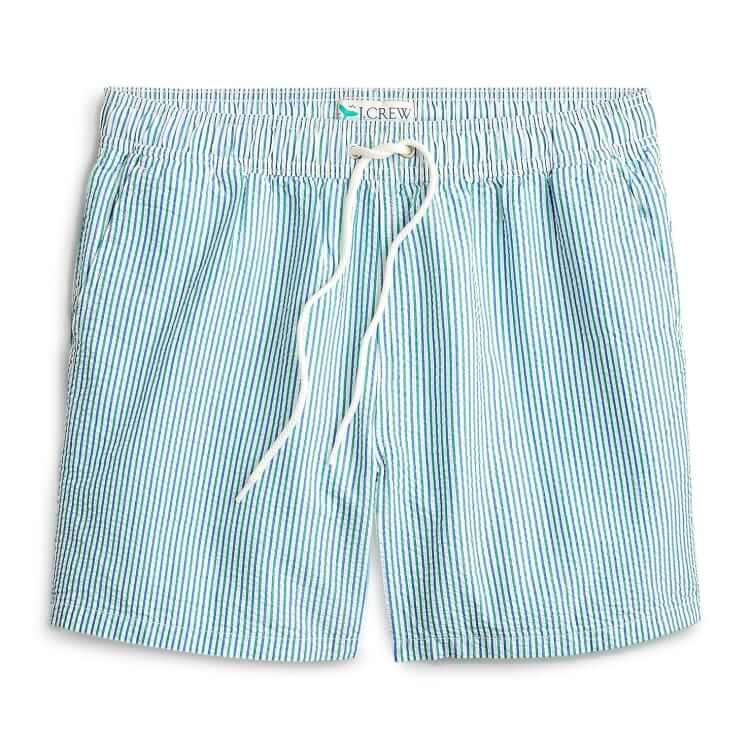 J.Crew Seersucker swim trunk