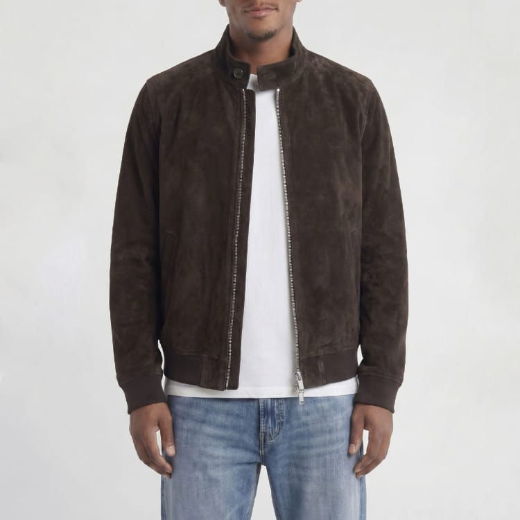Bagatelle suede Harrington jacket