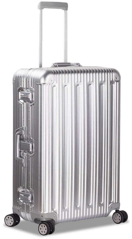 TravelKing Aluminum Spinner Suitcase