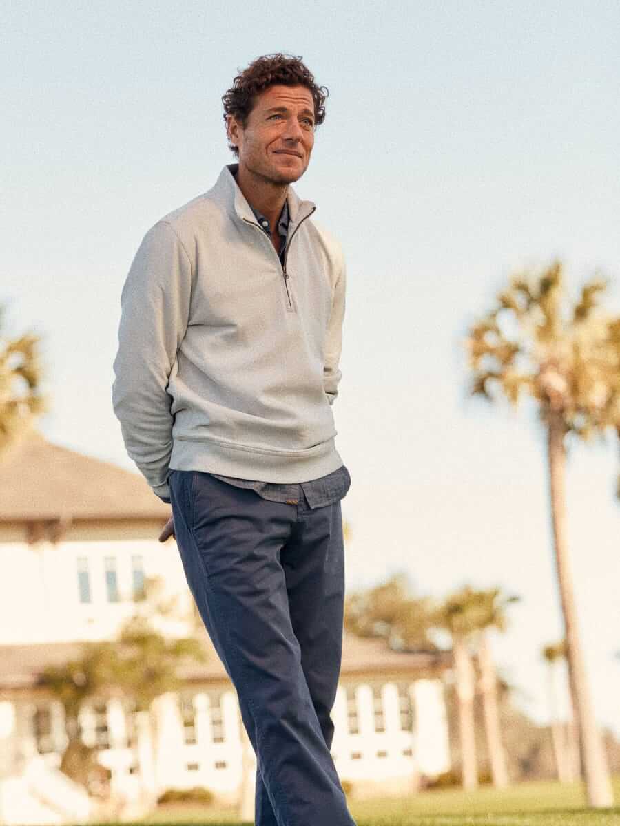 billy reid cullman half-zip