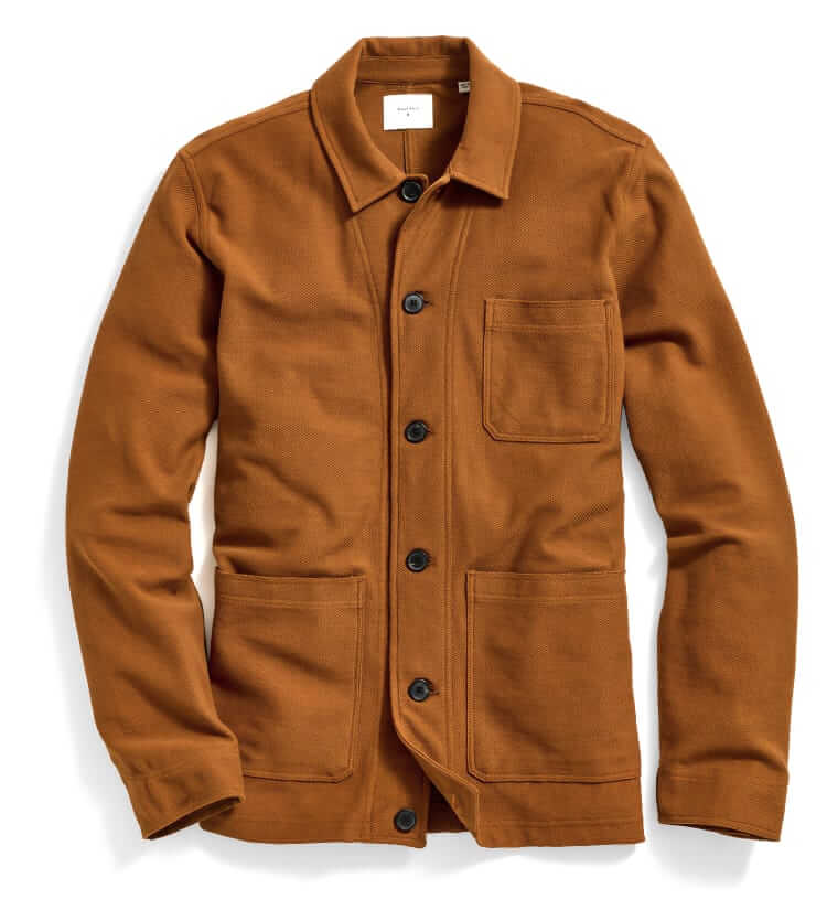 billy reid pique chore jacket