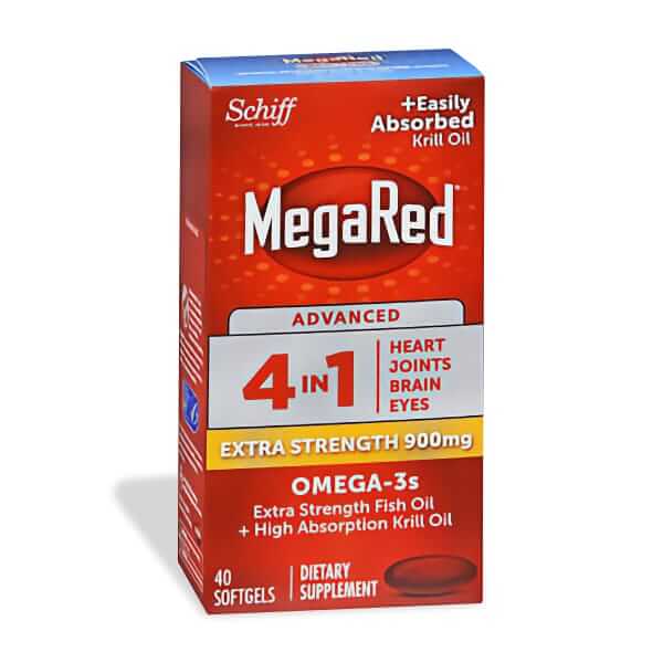 MegaRed Advanced 4-in-1 Extra Strength Omega-3 Softgels