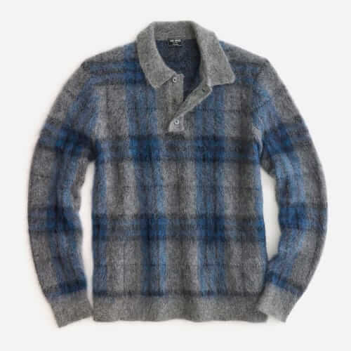 Todd Snyder Mohair knit polo