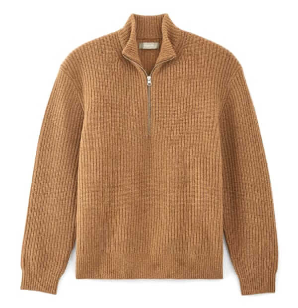 everlane merino half-zip