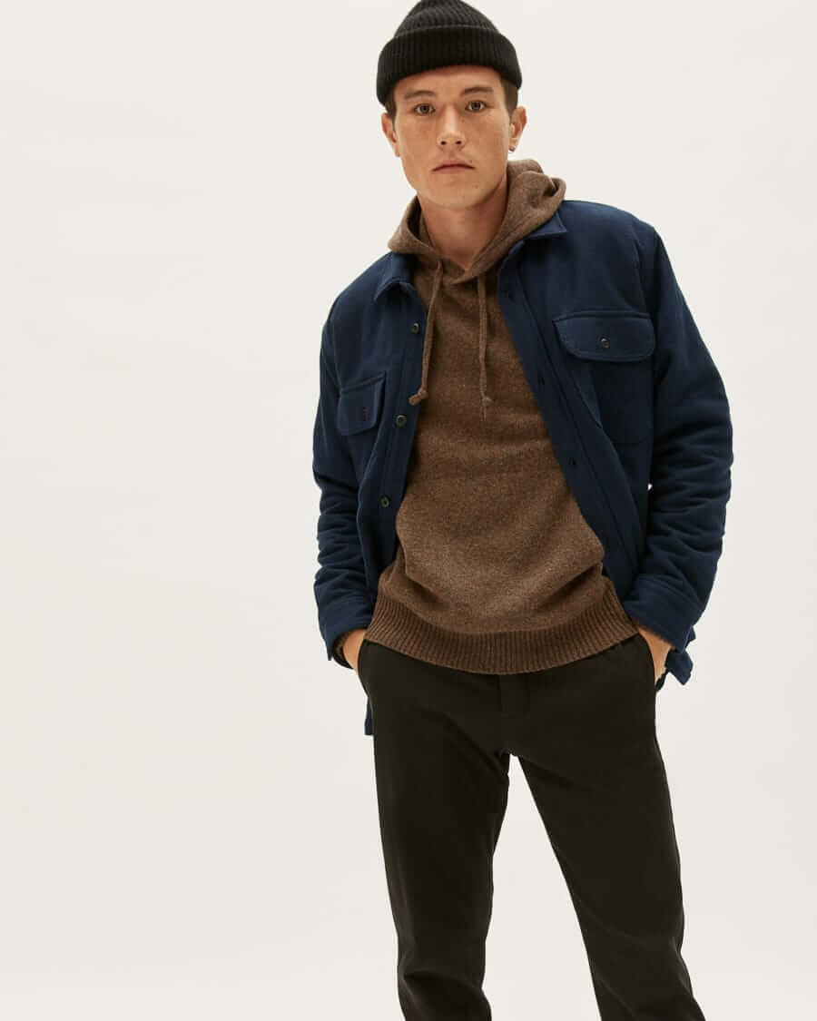 Everlane ReNew fleece-lined overshirt