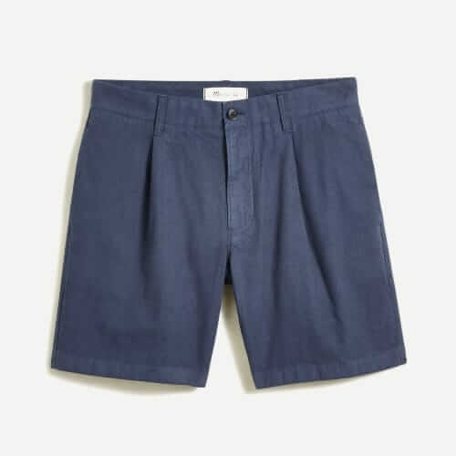 Madewell Cotton-hemp pleated short