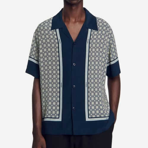 Sandro patterned shirt