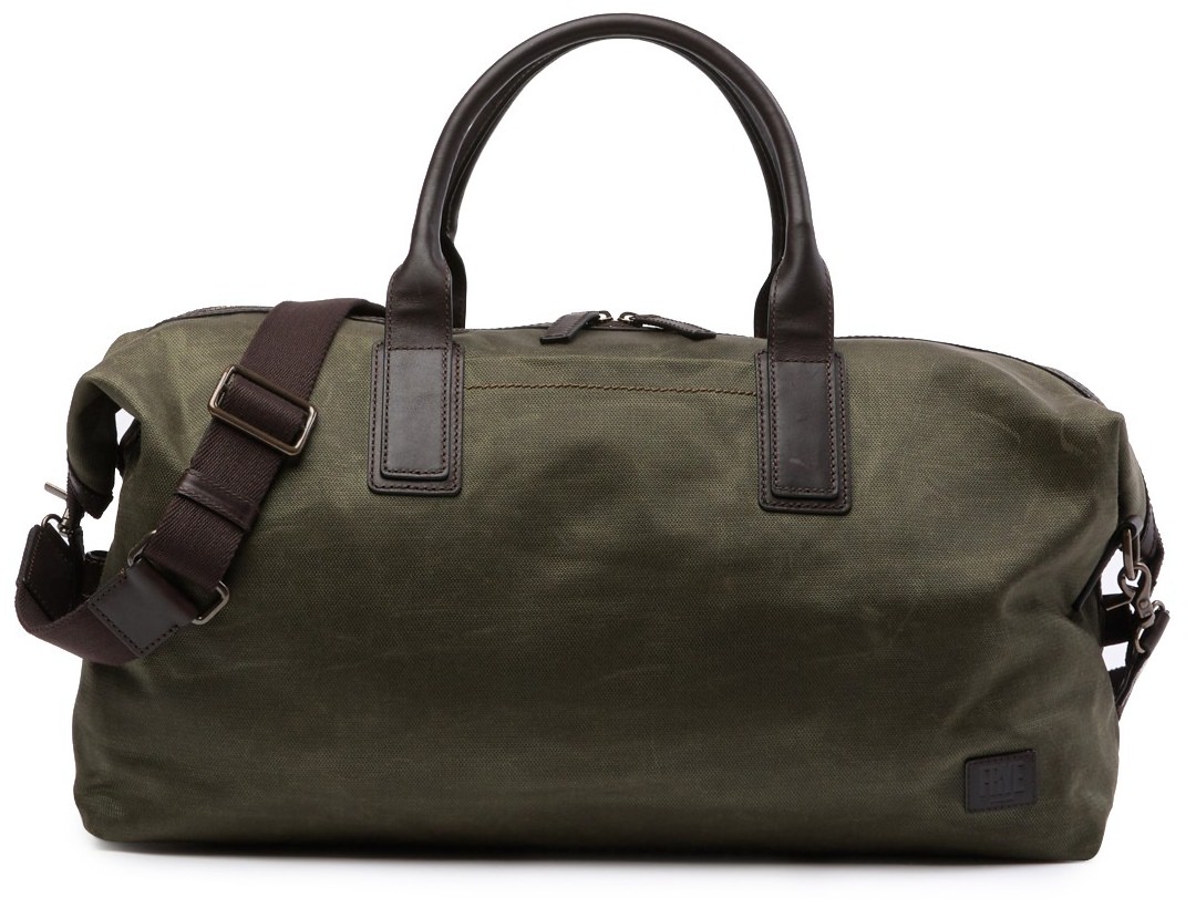 Frye Carter Leather Trimmed Weekender Bag