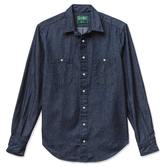 Gitman Bros. Vintage Dark denim workshirt