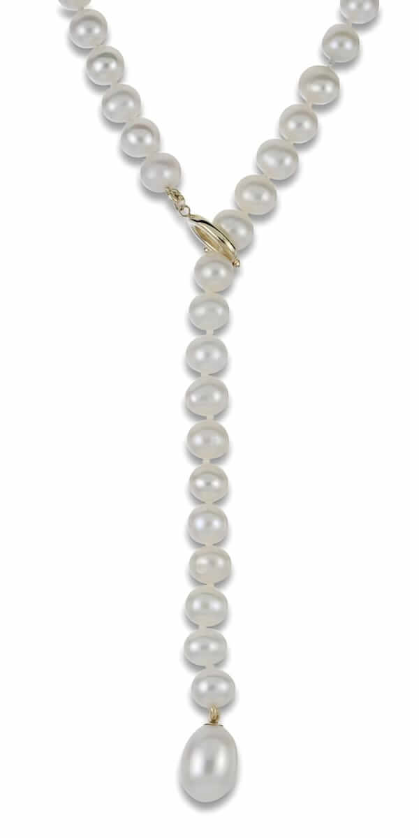 jared jewelers cultured pearl lariat strand necklace