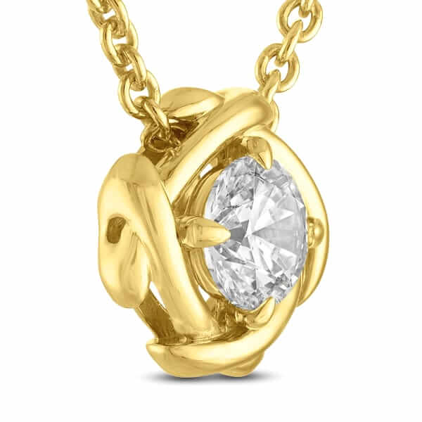 jared jewelers unspoken diamond solitaire 14k yellow gold necklace sale