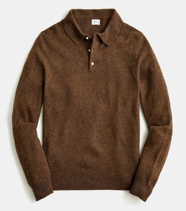 J.Crew Merino blend polo sweater