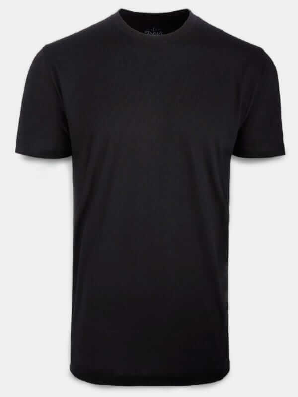 Fresh Clean Threads Tall black crew-neck T-shirt