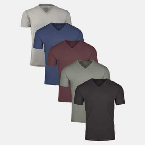 Fresh Clean Threads Fall essential v-neck T-shirts