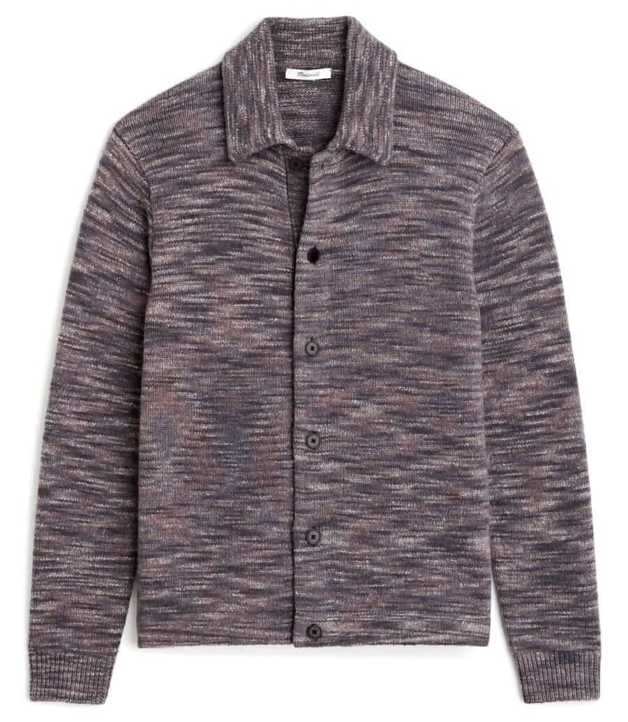 Madewell Space-dyed sweater shirt